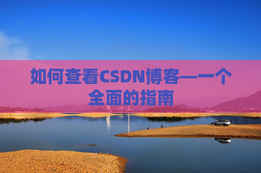 如何查看CSDN博客—一个全面的指南